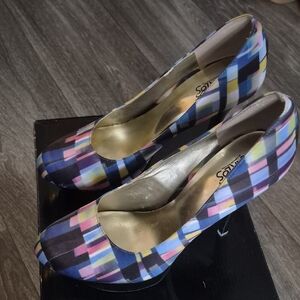 Carlos by Carlos Santana Multicolor Heels